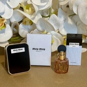 NWT Miu Miu LIMITED EDITION Bundle Mirror and Miutine EDP